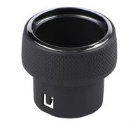 FUBESK Bouton de commande CA de rechange pour Grand Cherokee WK2 2014-2021, audio climatique en plastique ABS haute résistance pour interrupteur à cadran, noir (A-1)