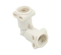 FUBESK Connecteur bidirectionnel robuste pour cafetière en métal | Interface bidirectionnelle, construction en métal et plastique, pour beige ou argent, s'adapte à la plupart des brasseurs