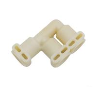 FUBESK Connecteur bidirectionnel robuste pour cafetière en métal (trois | Interface bidirectionnelle, construction en métal et plastique, pour beige ou argent, s'adapte à la plupart des brasseurs