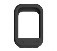 FUBESK Coque en silicone anti-collision G3+ pour ordinateur de vélo, protection souple pour vélo, appareil GPS, peau résistante aux chocs, route et montagne pour vélo - Blanc (noir)