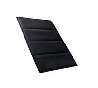 FUBESK Coussin de doublure de chariot en tissu Oxford imperméable et robuste avec support en polypropylène pour extérieur, pique-nique, plage, noir (45 x 75 cm)