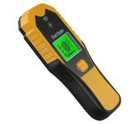 FUBESK Détecteur de mur pour localiser les métaux et les fils derrière les murs, outil portable multifonction pour bricolage et usage professionnel, noir et jaune