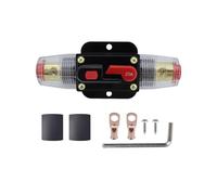 FUBESK Disjoncteur de fusible à réinitialisation manuelle 12 V-24 V CC avec cosses de fil et tube thermorétractable pour voiture audio et applications marines