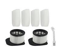 FUBESK Ensemble de filtres IZ400/IZ420 pour aspirateur sans fil Shark Stratos 2 post-filtres 4 filtres en mousse et feutre et brosse de nettoyage
