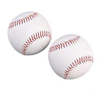FUBESK Entraînez-vous comme un pro avec le lot de 2 balles de softball et de hardball de 22,9 cm pour entraînement (balle souple)