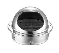 FUBESK Grille de ventilation murale en acier inoxydable 304 épaisse - Design étanche - 150 mm