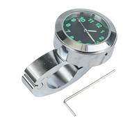 FUBESK Horloge de guidon de moto étanche pour cruiser et vélo personnalisé, noir