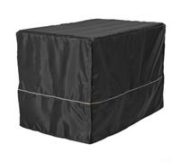 FUBESK Housse de cage pour chien en tissu Oxford 210D pour une utilisation durable, offre de l'intimité pour réduire les aboiements et encourager le temps calme de la cage (61 cm)