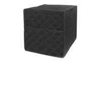 FUBESK Housse matelassée pour machine à café sur pied ou appareil - 34 x 31 x 36 cm - Imperméable et anti-poussière - Avec 2 poches extérieures