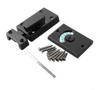 FUBESK Indicateur de verrouillage de porte, serrure de salle de bain vacant/engagé, loquet chromé indiquant le pêne dormant pour toilettes publiques toilettes privées loquet de verrouillage de porte