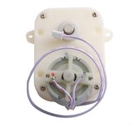 FUBESK JS50 Moteur DC pour remontoir de montre, composant d'outil électrique 3 V avec rotation de 8 tr/min et 32 mm de diamètre, construction en plastique blanc et métal, idéal pour les mises à niveau