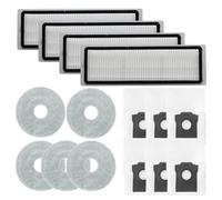 FUBESK Kit d'accessoires pour aspirateur Jonr X1 Max, Deerma X90 et Everybot Q11 avec filtres, chiffons et sacs à poussière, poils d'animaux