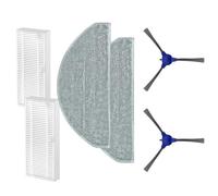 FUBESK Kit d'accessoires pour aspirateur robot Cecotec Conga Y8 Y80 Xtreme, lot de 2 brosses latérales, filtres, serpillères, pièces de rechange de nettoyage haute efficacité