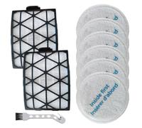 FUBESK Kit de filtres Neu652 Neu651PL en mousse et feutre pour pré-moteur de remplacement avec accessoires de robot brosse