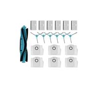 FUBESK Kit d'entretien complet pour aspirateurs robots Cecotec Conga 9590, 9990 AI et 10090 AI, comprend une brosse principale, des brosses latérales, des filtres HEPA et des sacs à poussière, facile