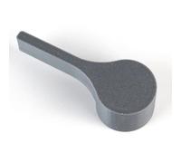 FUBESK Levier à vapeur pour machines à café Breville 870/878/876, bouton de rechange pour eau chaude, matériau PLA, argenté