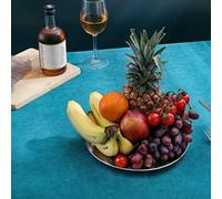 FUBESK Lot d'assiettes en acier inoxydable de 25,4 cm pour vaisselle légère et durable, passe au lave-vaisselle, pour la maison, la cuisine, le restaurant, le pique-nique