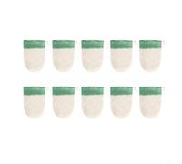 FUBESK Lot de 10 manteaux de lampe en fil de coton en forme de U pour lanternes Coleman, taille 21, abat-jour à gaz de camping pour éclairage extérieur (vert-grand)