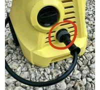 FUBESK Lot de 2/4 clips C pour nettoyeur haute pression Karcher K2 K3, gris, plastique, 61 x 42 x 18 cmp brosses latérales