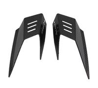 FUBESK Lot de 2 ailettes d'admission d'air de moto pour Nmax 2024, matériau ABS, transfert d'eau noire