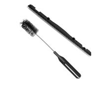 FUBESK Lot de 2 bandes d'essuie-glace de rechange pour aspirateur Tineco iFloor 3 Floor S3 / FW25M-01 / FW26M-01 / FW26M-02, en plastique + kit racloir en caoutchouc, noir