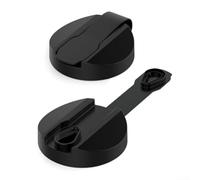 FUBESK Lot de 2 couvercles de rechange pour bouteilles de vinaigrette Good Seasons - Bouchons étanches compatibles avec les bouteilles Good Seasons Cruet - Noir