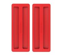 FUBESK Lot de 2 housses en silicone pour grille-pain à 2 tranches - Couvercle résistant à la chaleur et à la poussière - Protection flexible pour appareil de cuisine - Accessoire pour aspirateur robot