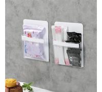 FUBESK Lot de 3 organiseurs magnétiques pour tableau blanc avec trousse à crayons en PVC pour fournitures de bureau