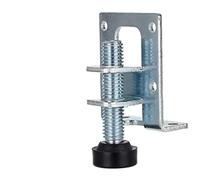 FUBESK Lot de 4 pieds de nivellement réglables - pour niveleurs en métal robuste avec écrous de verrouillage et clé hexagonale, armoires et sols inégaux