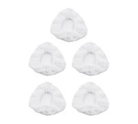 FUBESK Lot de 5 petits bonnets triangulaires en microfibre pour Dupray, Mcculloch, Awasky Nettoyeurs à vapeur lavables en microfibre