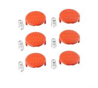 FUBESK Lot de 6 capuchons de bobine de débroussailleuse pour Black and Decker CST1000, GL30, GL120C, GL280, GL301, GL340, GL420C, GL420XC