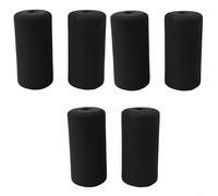 FUBESK Lot de 6 rouleaux de rechange en mousse pour banc de musculation, table d'inversion, salle de sport, pieds tubulaires (2 pièces, 160 mm)