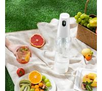 FUBESK Machine à boissons portable pour machine à eau gazeuse gazeuse avec capacité de 1000 ml, jus de carbonate ou boissons aromatisées, design compact pour une utilisation en déplacement