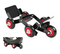 FUBESK Pneu plat de vélo électrique de 680,4 kg, chariot de déménagement pliable pour scooter, roue dégonflée (D)