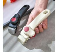 FUBESK Poignées de rechange pour casseroles, poignée ergonomique en bakélite pour une utilisation durable dans la cuisine, résistante à la chaleur et facile à installer, 18 x 4 cm, noir/blanc