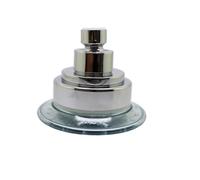 FUBESK Pommeau de douche avec capteur de température LED avec 3 modes de changement de couleur, sécurité de chaleur, bras de douche standard en ABS alimenté par l'eau