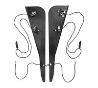FUBESK Pour OEM 54317135351 pour toit souple - Kit de réparation de pilier série 3 E46 pour convertible, ensemble de pièces de toit en métal noir, solution directe, facile à installer et durable pour