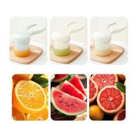 FUBESK Presse-agrumes manuel pour une utilisation en cuisine, presse à fruits efficace avec poignée ergonomique, PC/ABS/silicone pour une extraction facile du jus, design compact pour le rangement et