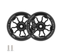 FUBESK Roue en alliage d'aluminium argenté pour composants de vélo pour accessoires de vélo, finition brillante lisse, roulement intégré