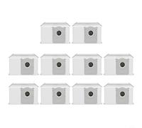 FUBESK Sacs sous vide jetables de grande capacité de 3,5 l pour Ecovacs pour Deebot T90 Pro/T90 pour version réservoir d'eau Omni, filtre fondu, lot de 4/10 (ensembles annuels)