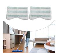 FUBESK Serpillière de rechange pour balai d'essuie-glace Leifheit pour carrelage et baignoire | Microfibre avec fibres absorbantes flexibles | Lavable à 40°, turquoise