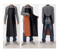 FUBESK Tablier en PVC imperméable et résistant à l'huile pour cuisine, travail et usage industriel, 115 x 75 cm