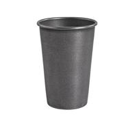 FUBESK Tasses en acier inoxydable vintage argentées empilables pour la maison, le pique-nique, le camping, isotherme, 200 ml à 680 ml