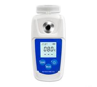 FUBESK Testeur de sucre numérique compact 0-32 % et 0-55 % pour l'échelle, réfractomètre avant étanche avec compensation automatique de la température, kit portable miel et mesure des boissons