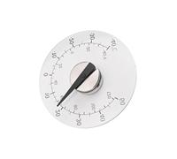 FUBESK Thermomètre de fenêtre transparent de -40 à +50, capteur de température extérieur étanche avec ventouse pour jardin, serre, cuisine pour porte en verre, blanc