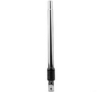 FUBESK Tube d'extension en métal de 32 mm pour aspirateur, baguette télescopique avec longueur réglable, raccord de tuyau argenté robuste pour aspirateurs ménagers de 32 mm de diamètre intérieur pour