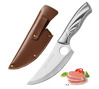 Fubinaty couteau de chef japonais sk5 acier à haute teneur en carbone extérieur Camping chasse couteau fourreau en cuir couteau universel