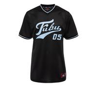 FUBU T-Shirt 'Varsity' bleu clair / noir, Taille XS