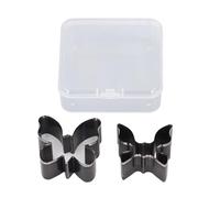 Fuchooky 2pcs Set Cuir Punching Dies Dies Butterfly Shape Cuir Crafts Cut Day For Handcraft