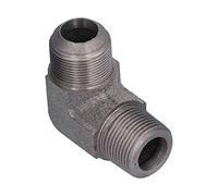 Fuchooky Coude en acier au carbone robuste de 1 pouce, raccord de tuyau fileté antirouille haute résistance pour compresseur d'air et systèmes de pompe